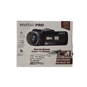 Vivitar DVR8K 8K Pro SD Flash Memory Camcorder